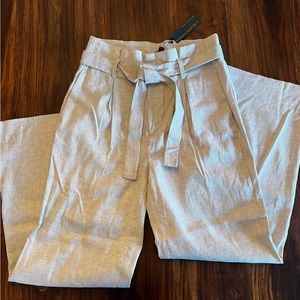 New: Banana Republic Linen Wide-Leg Dress Pant size 8